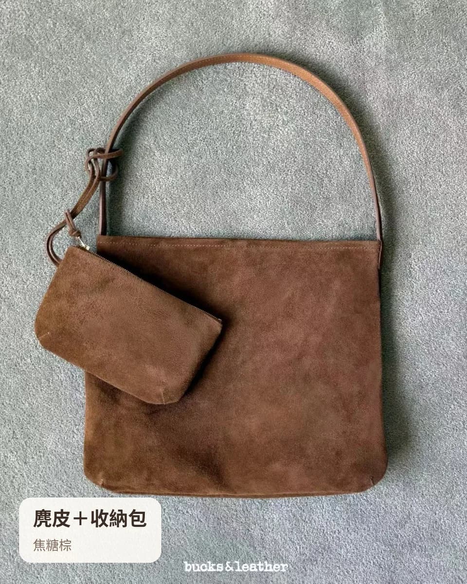韓國 軟皮歐布包（附收納包） 6